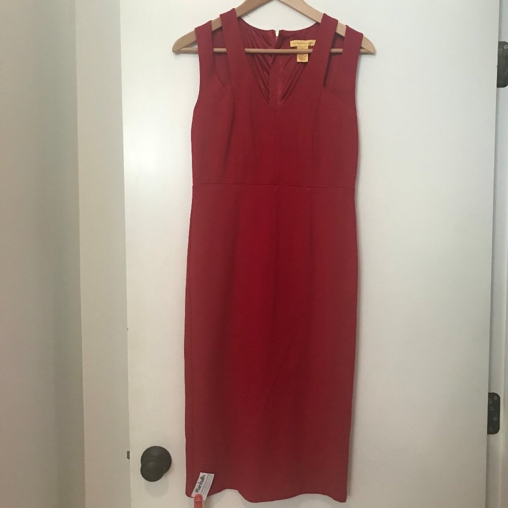 Red professional dress